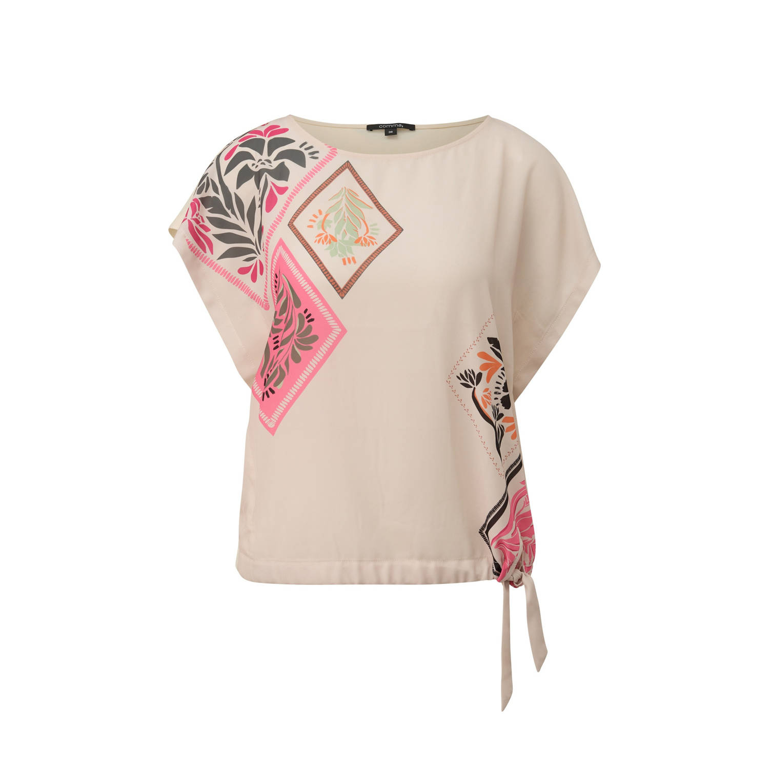 Comma Shirt met vleermuismouwen