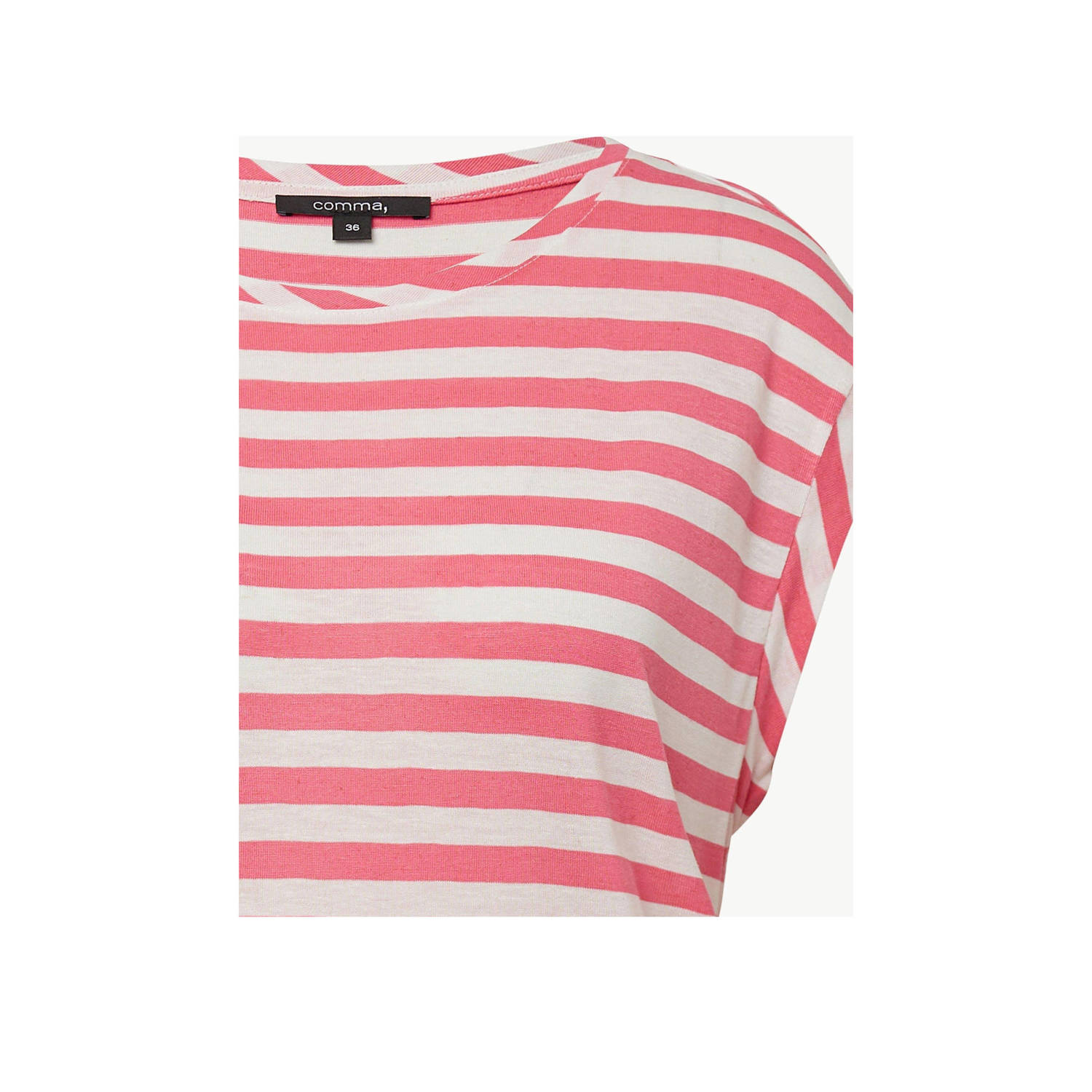 comma linnen top roze