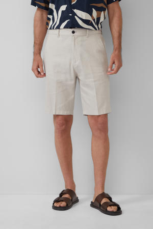 linnen regular chino short ecru