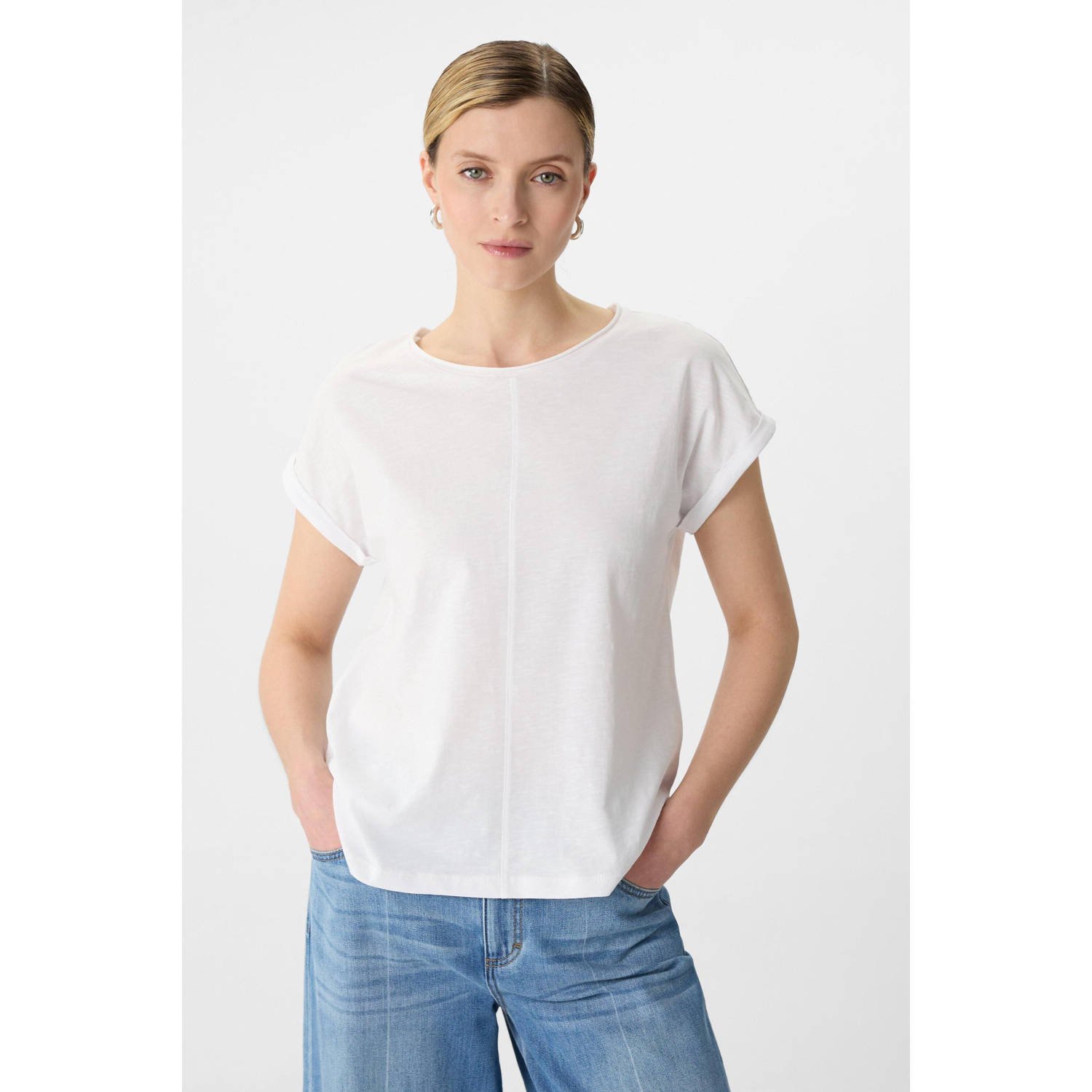 Comma casual identity T-shirt wit