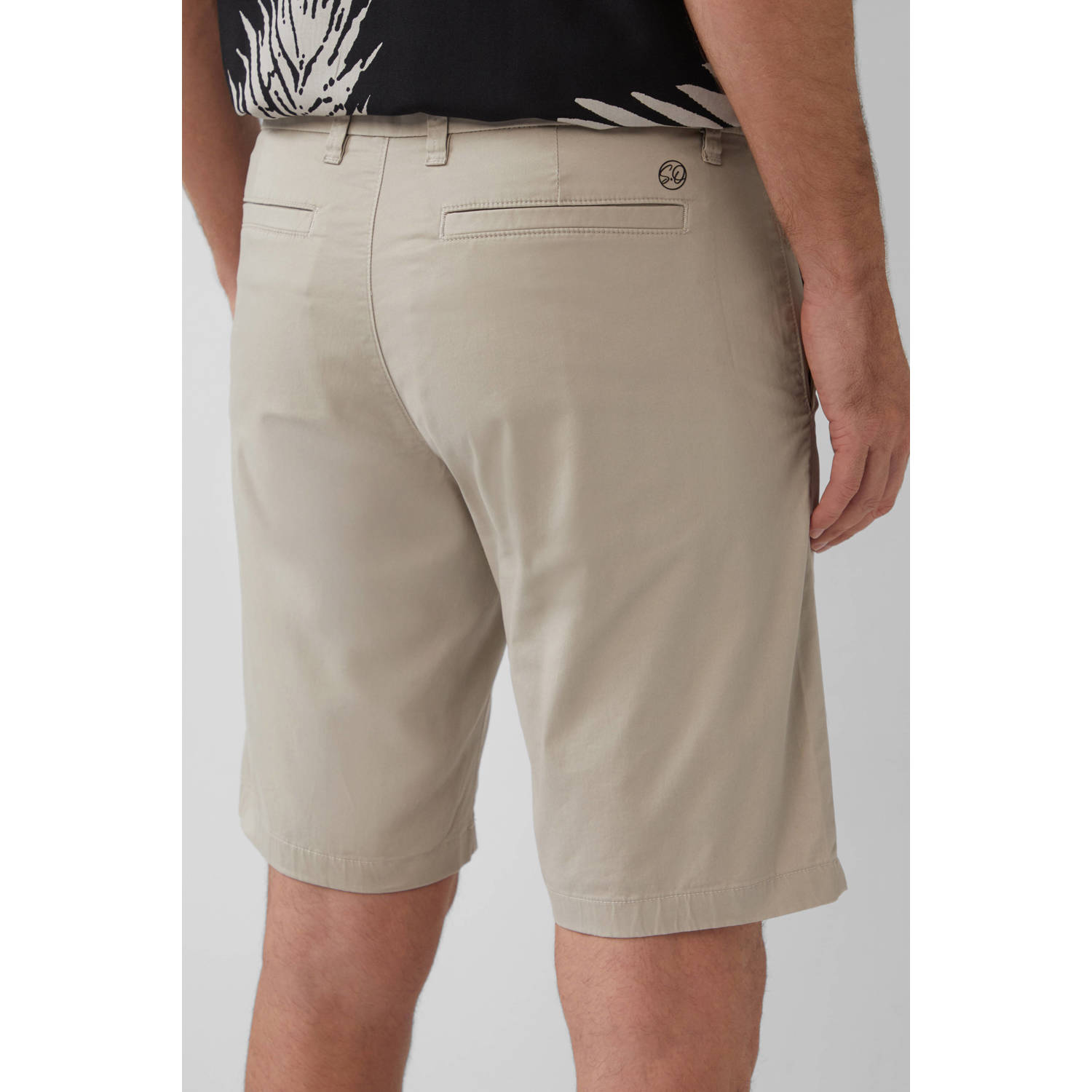 s.Oliver BLACK LABEL regular chino short ecru