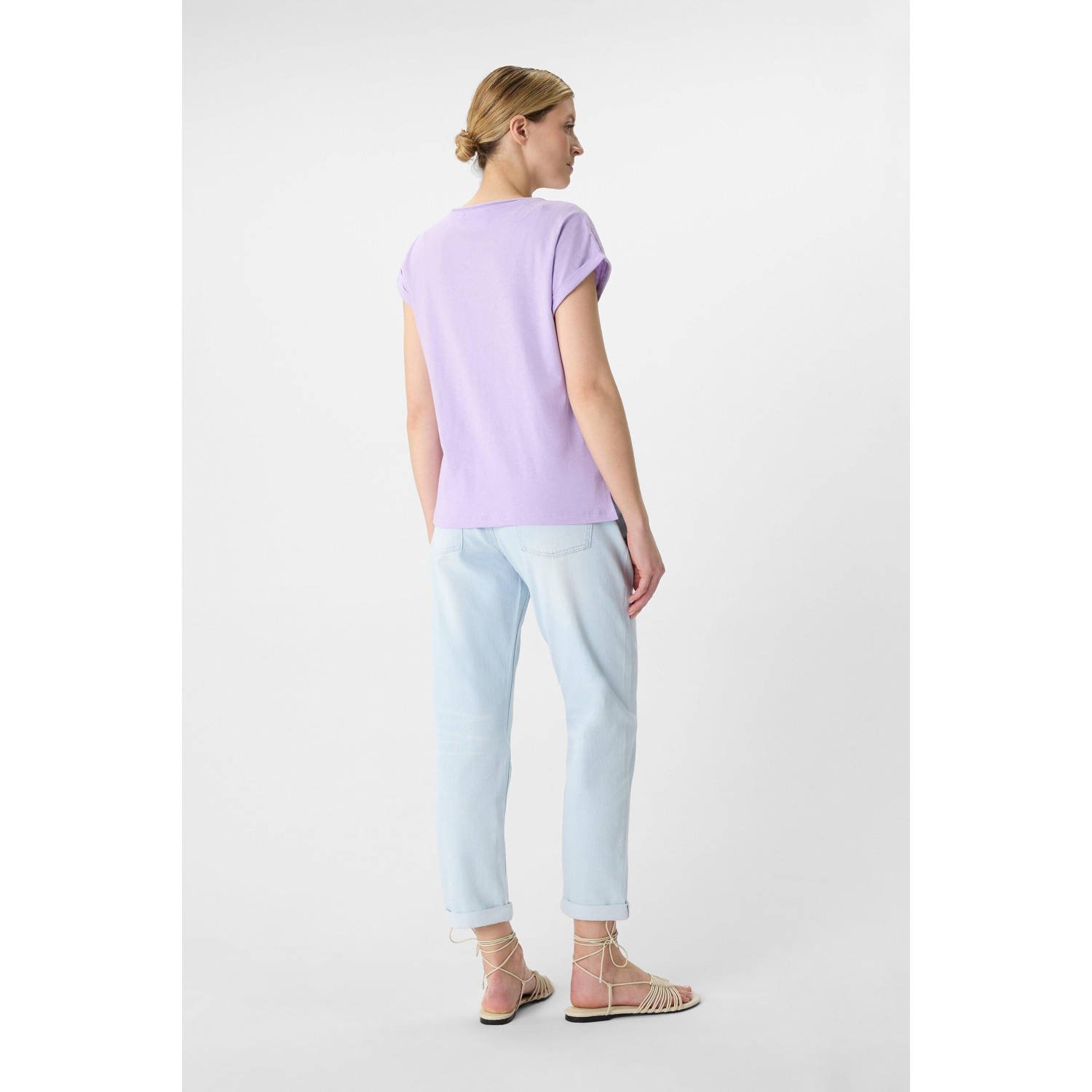 comma casual identity T-shirt paars