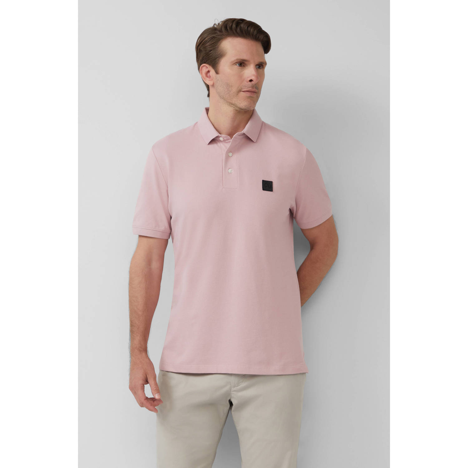 S.Oliver BLACK LABEL regular polo oudroze