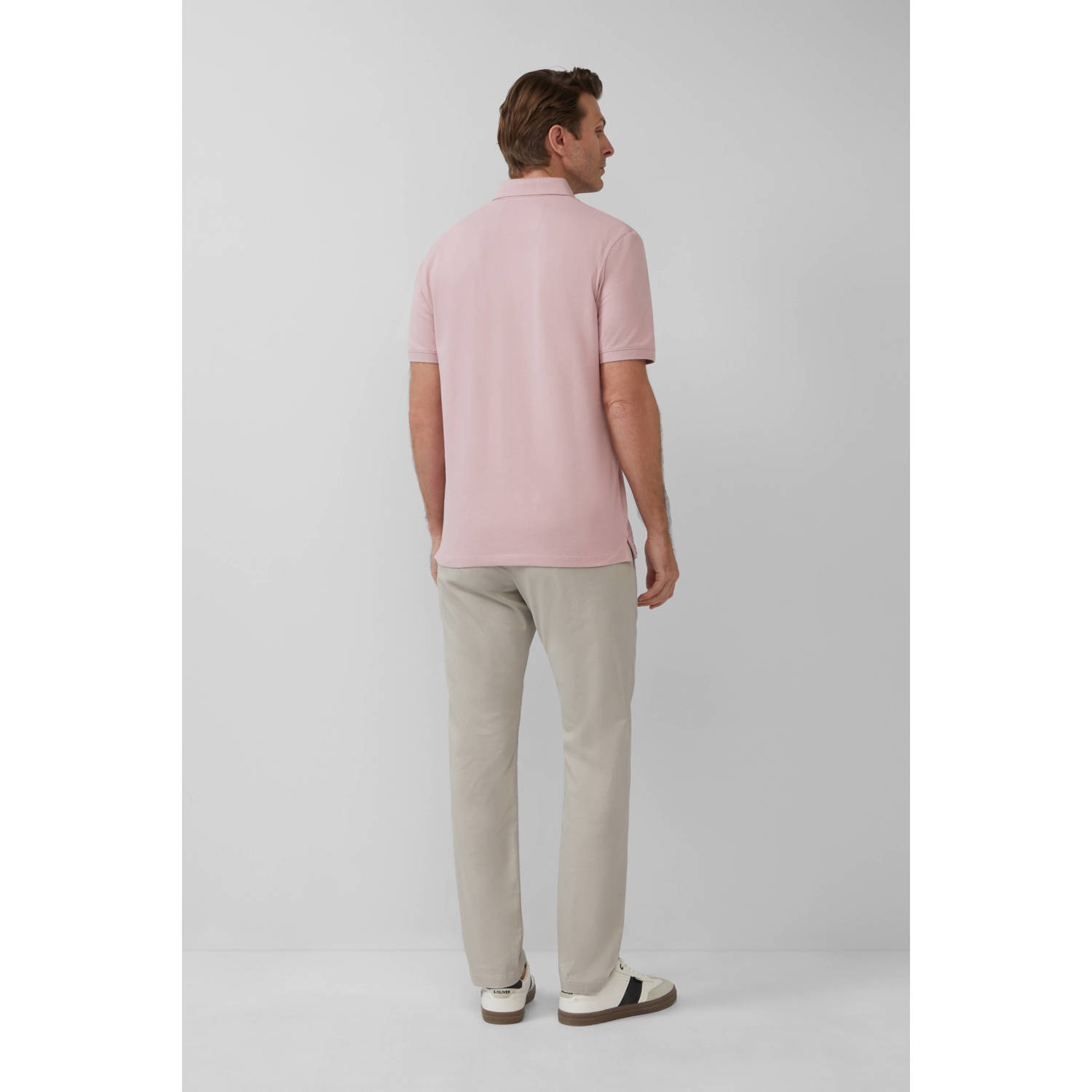 s.Oliver BLACK LABEL regular polo oudroze