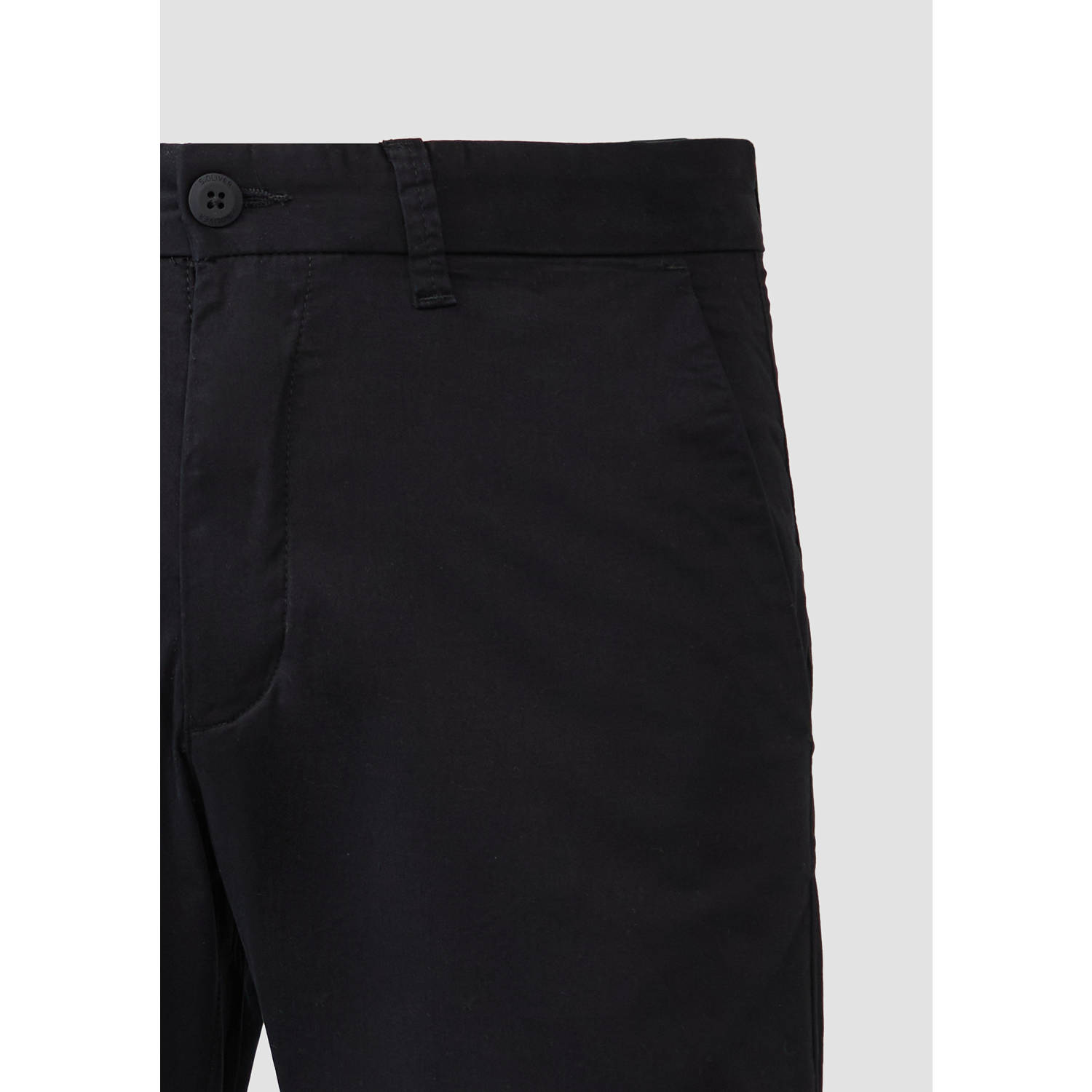 s.Oliver BLACK LABEL regular chino short zwart