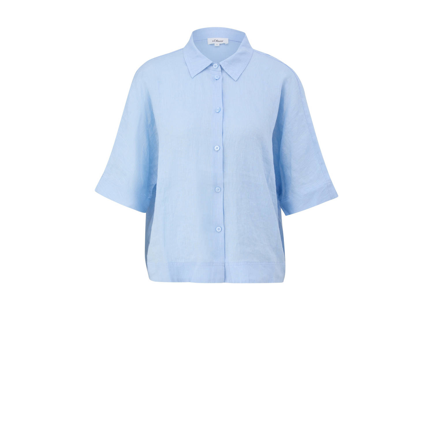 S.Oliver RED LABEL Regular fit blouse van puur linnen