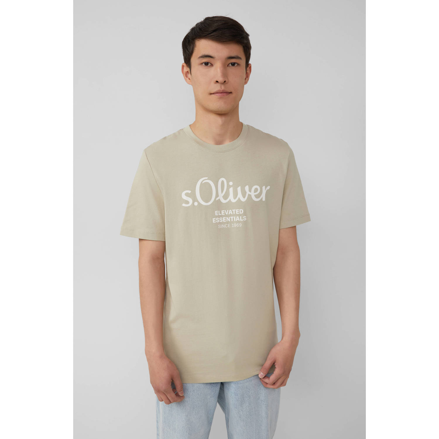 S.Oliver RED LABEL Regular fit T-shirt van puur katoen