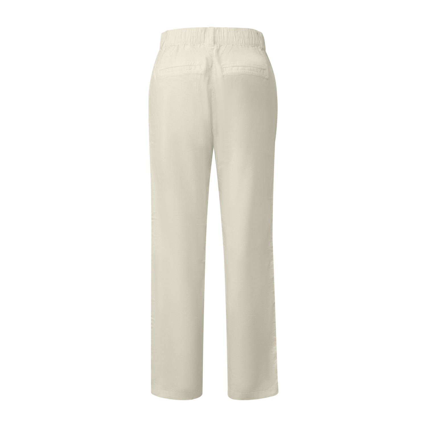 s.Oliver linnen regular waist casual broek ecru