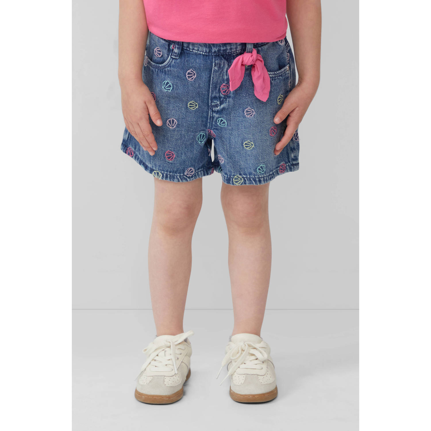 S.Oliver RED LABEL Loose fit korte jeans van puur katoen