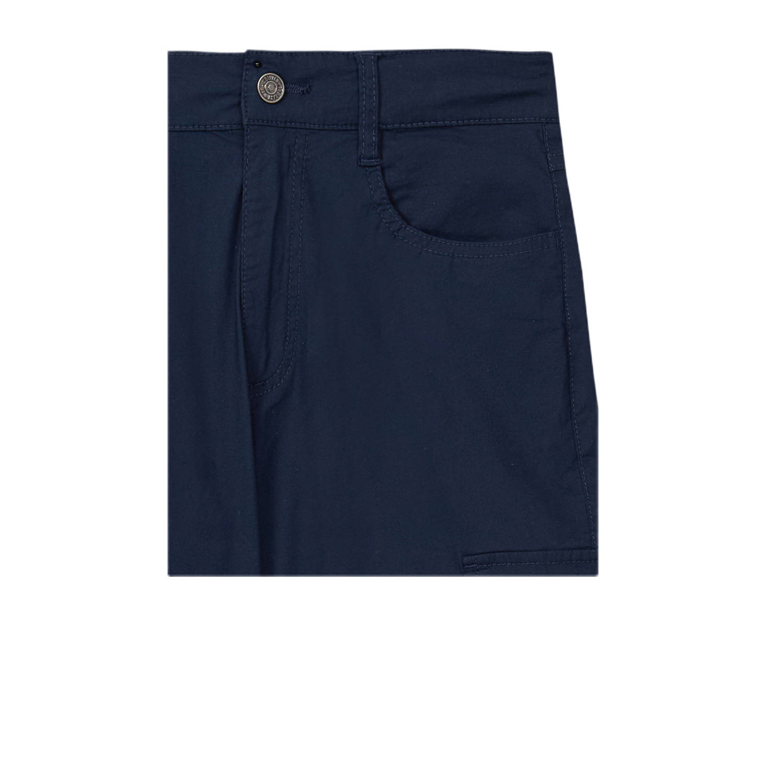 s.Oliver chino short donkerblauw