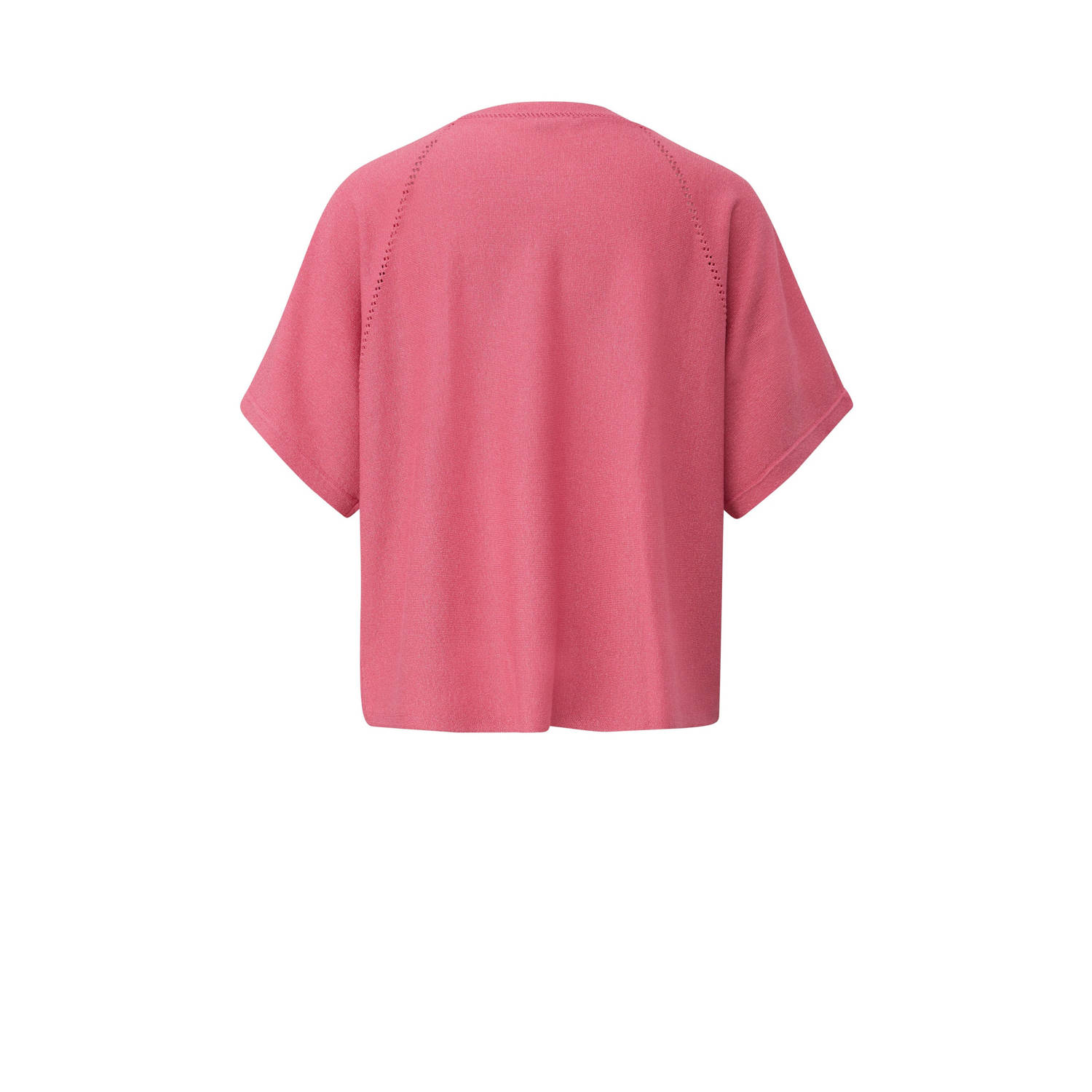 comma gebreide trui roze