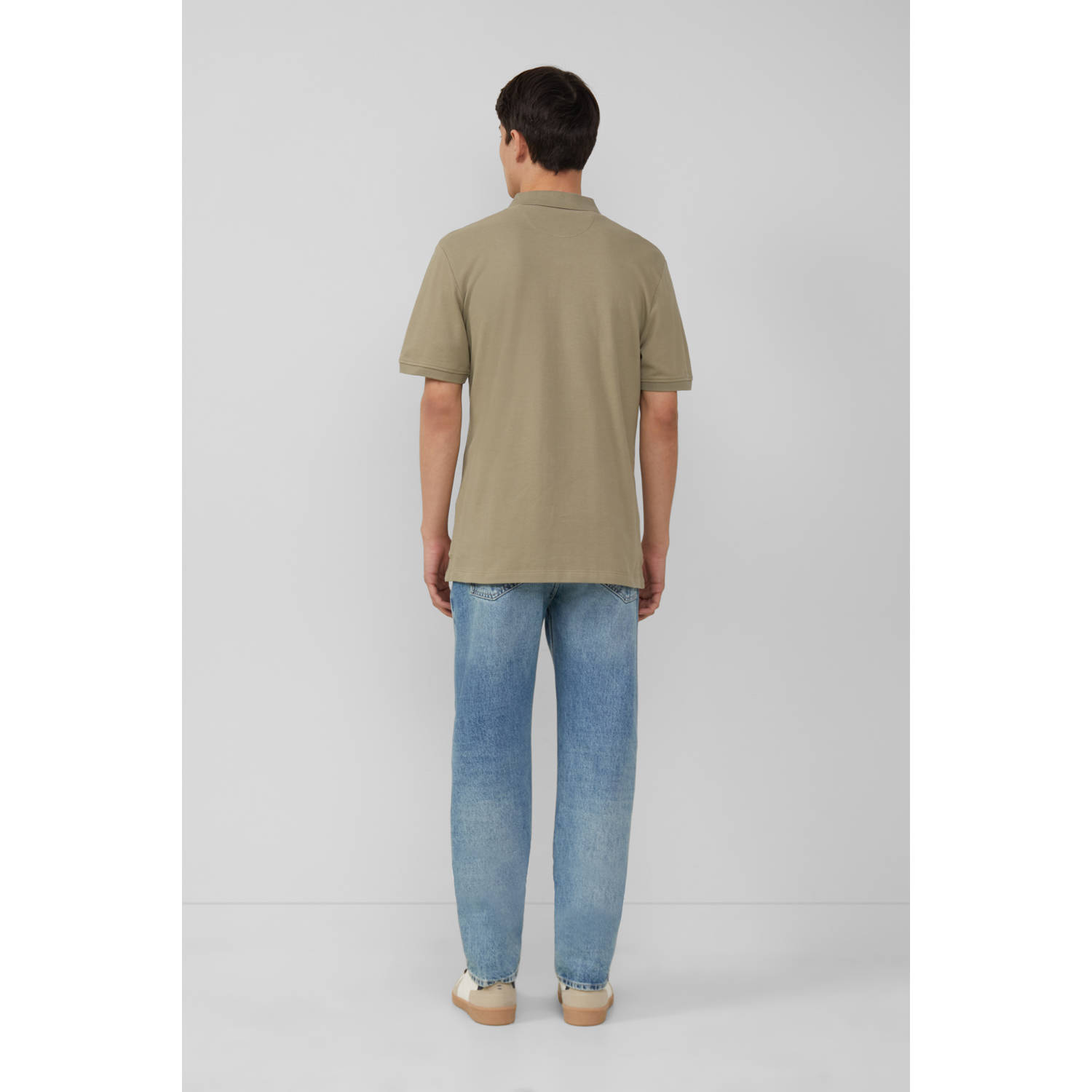 s.Oliver regular polo groen