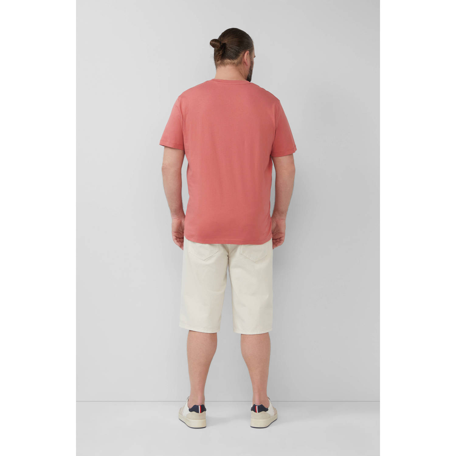 s.Oliver Big Size T-shirt koraalrood
