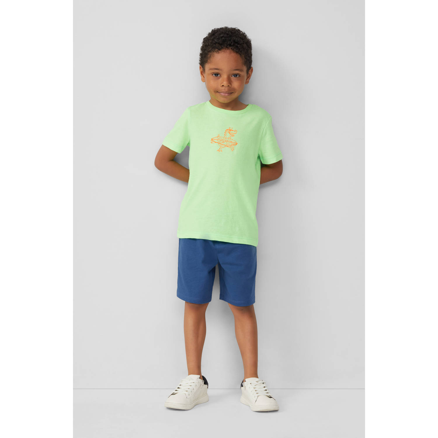 s.Oliver sweatshort donkerblauw
