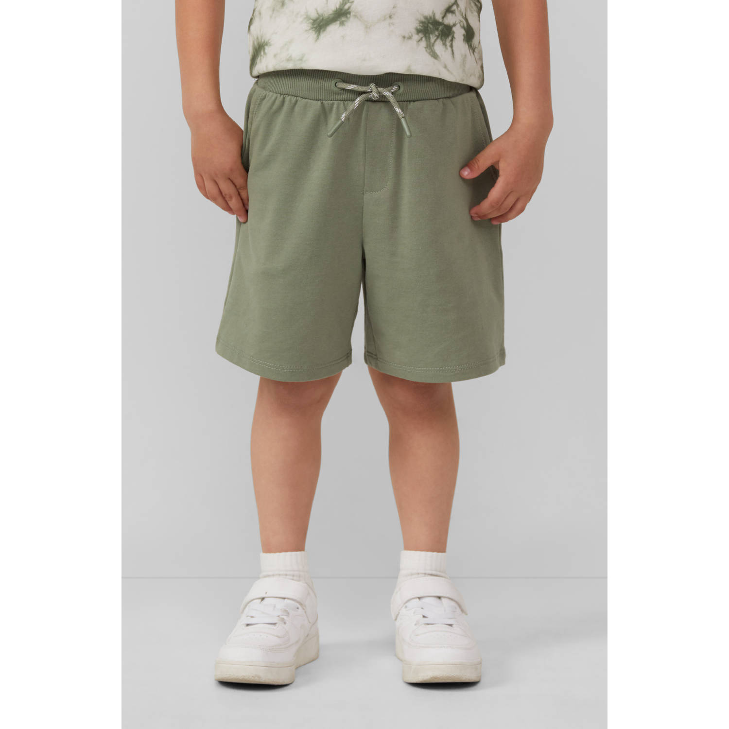 S.Oliver sweatshort donkergroen