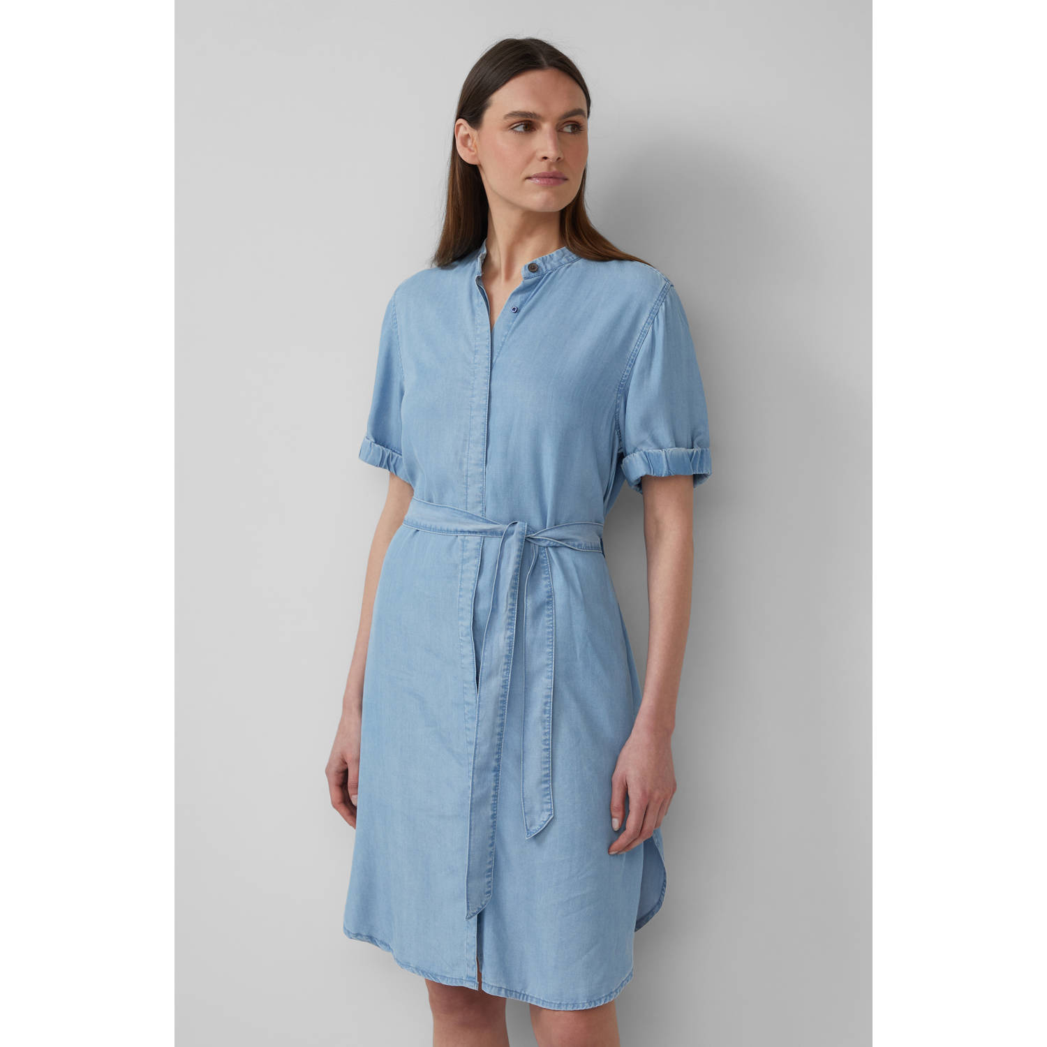 s.Oliver denim spijkerjurk light blue denim