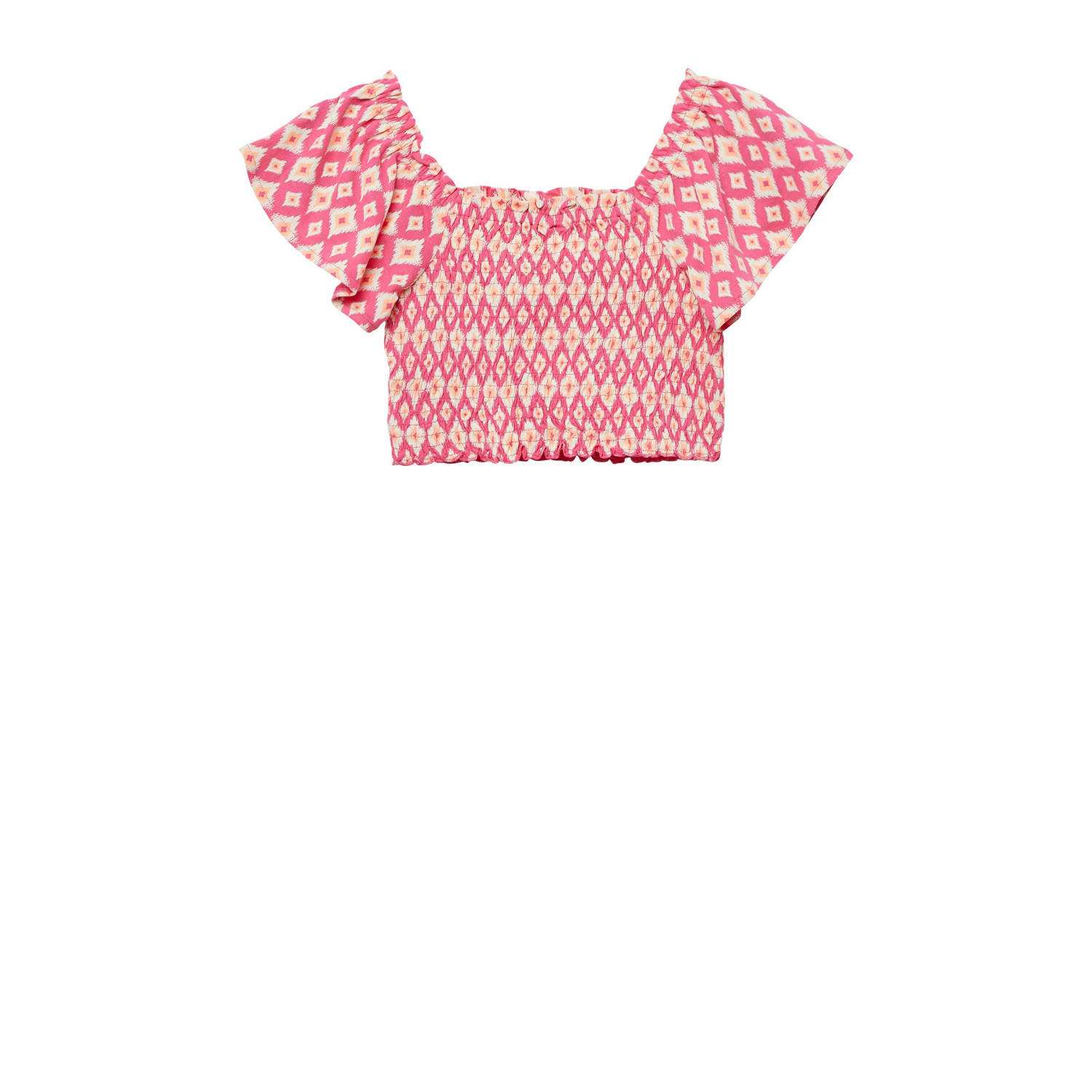 S.Oliver RED LABEL Slim fit korte top van puur katoen