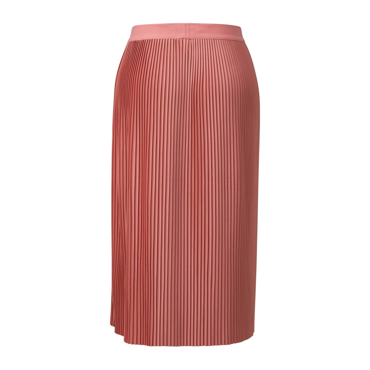Q S by s.Oliver midi rok koraalrood