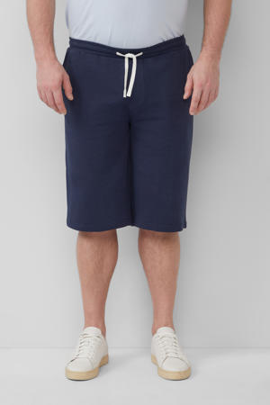 relaxed sweatshort donkerblauw