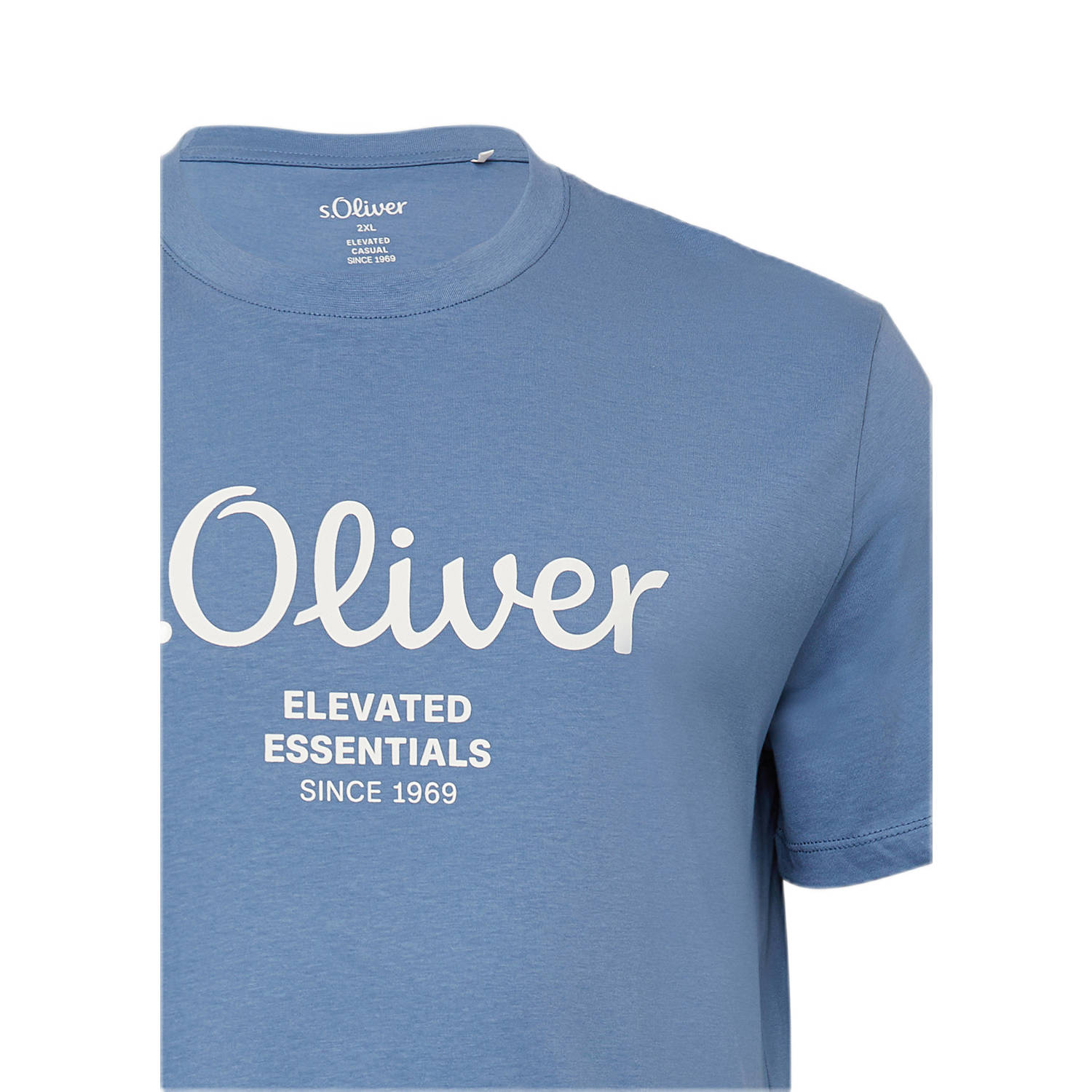 s.Oliver Big Size T-shirt blauw
