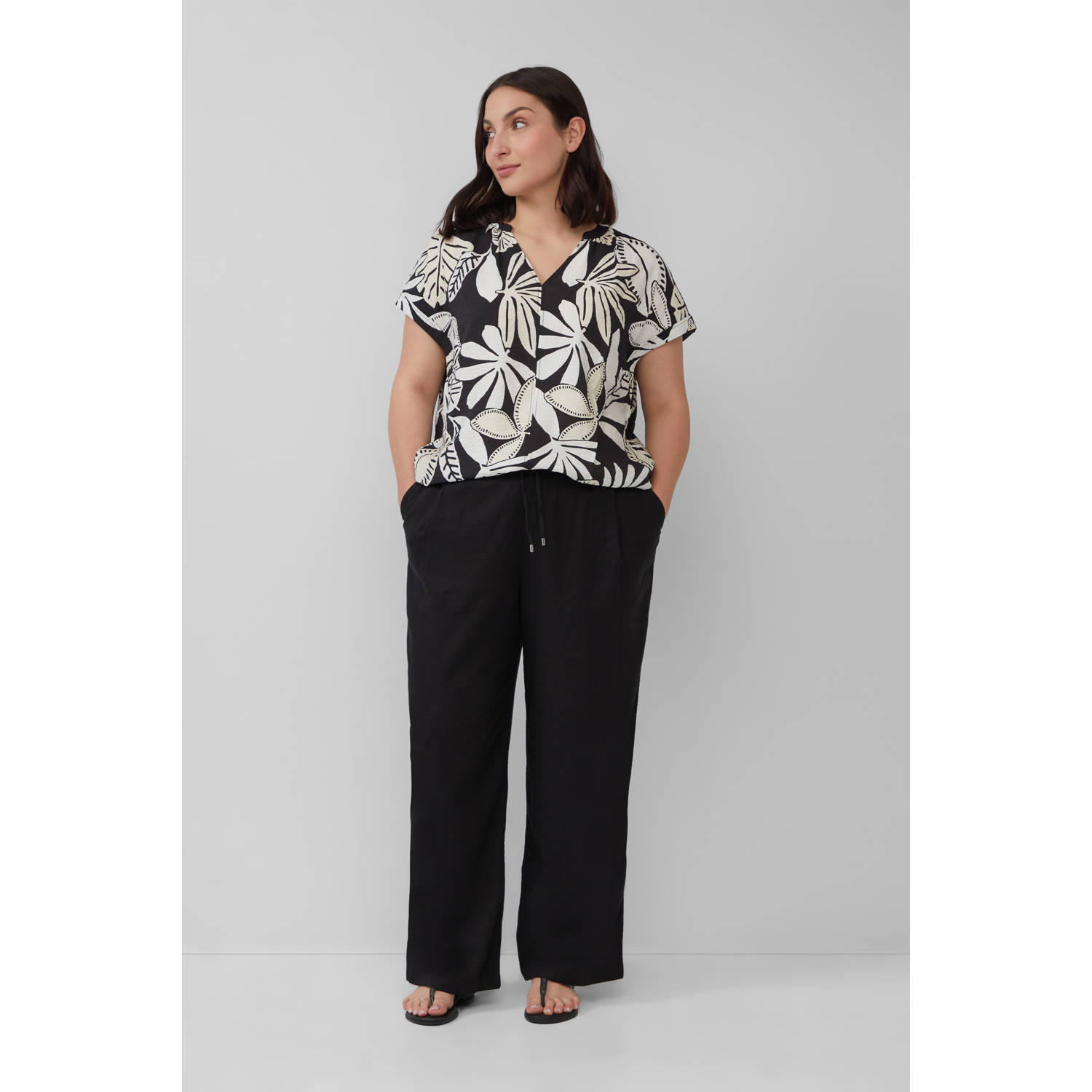 s.Oliver Curve top zwart