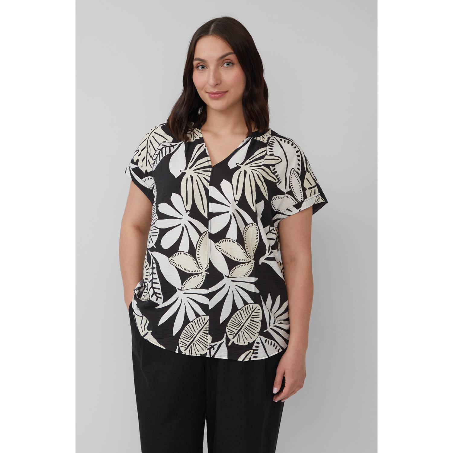 S.Oliver Curve top zwart