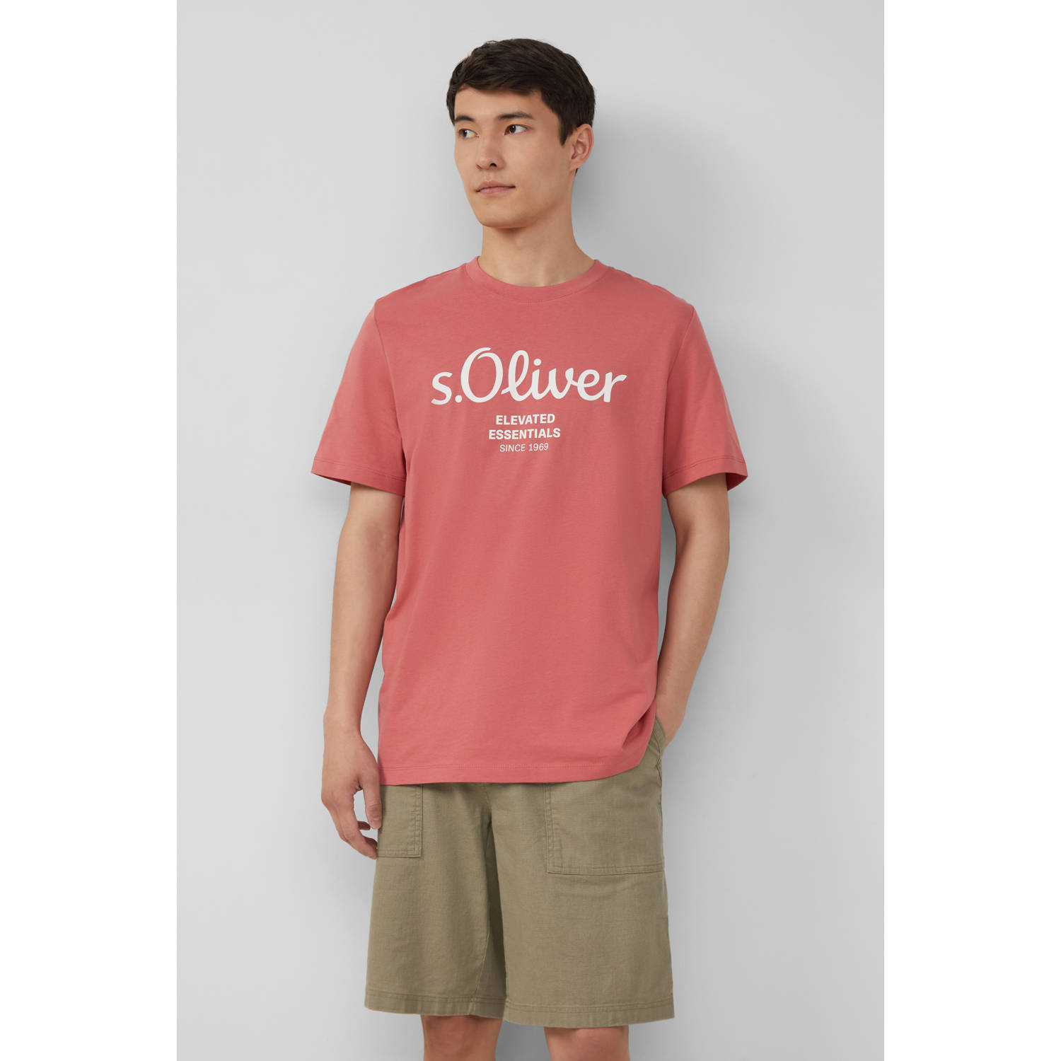 S.Oliver RED LABEL Regular fit T-shirt van puur katoen