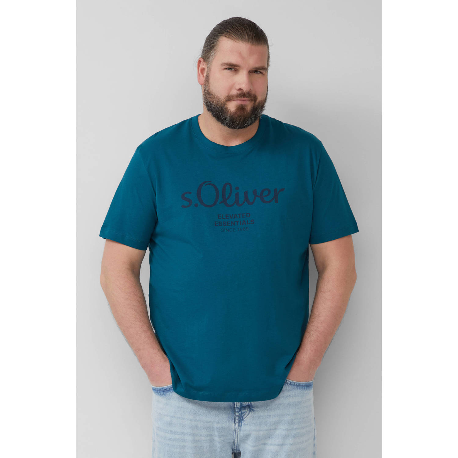S.Oliver Big Size T-shirt petrol