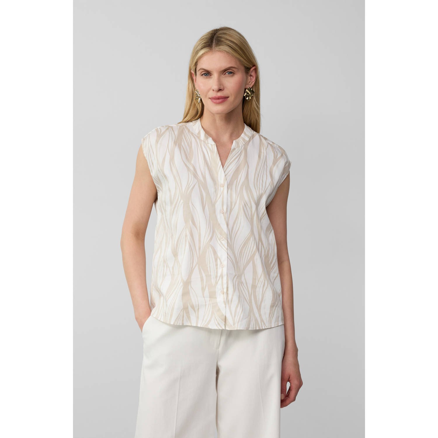 S.Oliver BLACK LABEL Blouse met korte mouwen