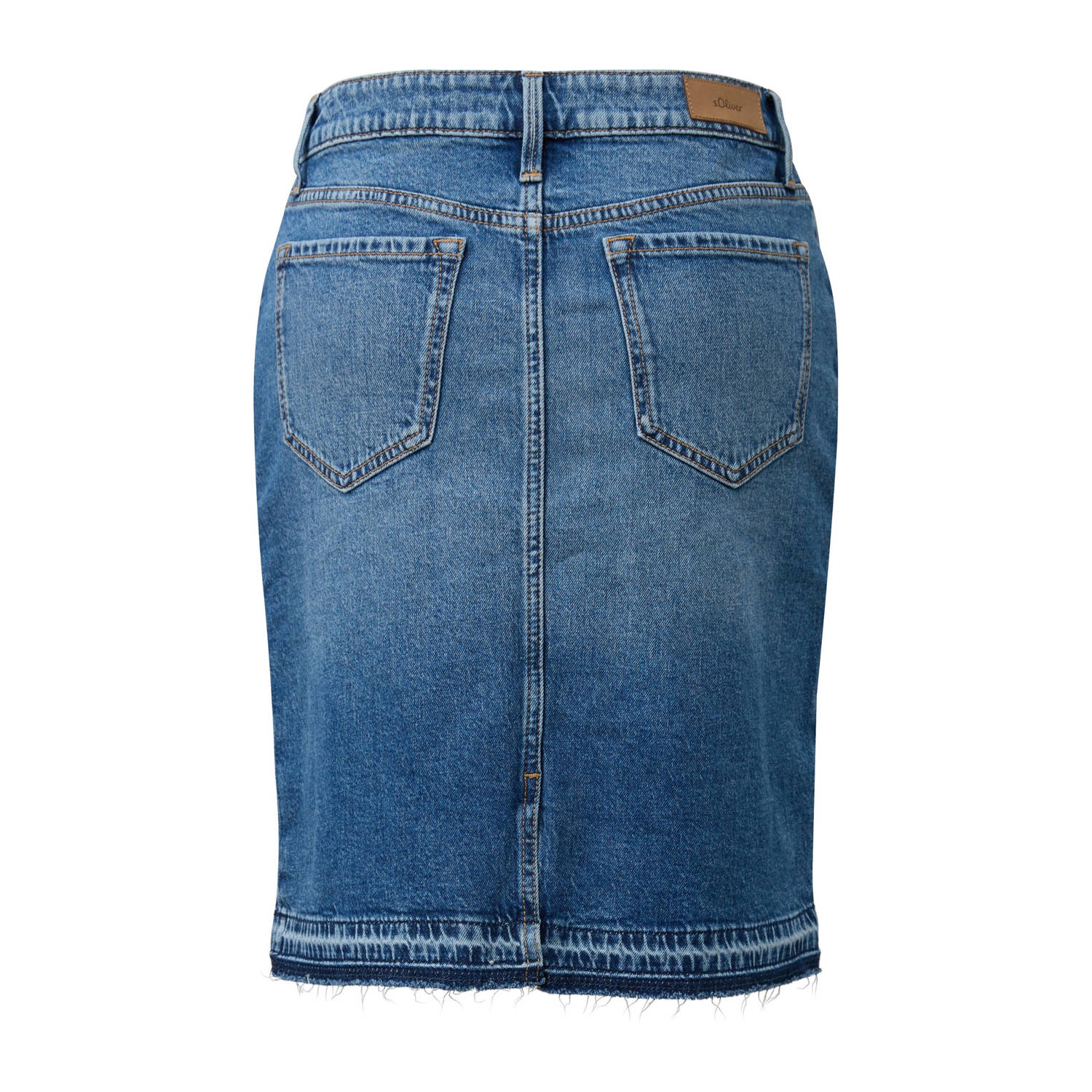 s.Oliver denim spijkerrok dark blue denim