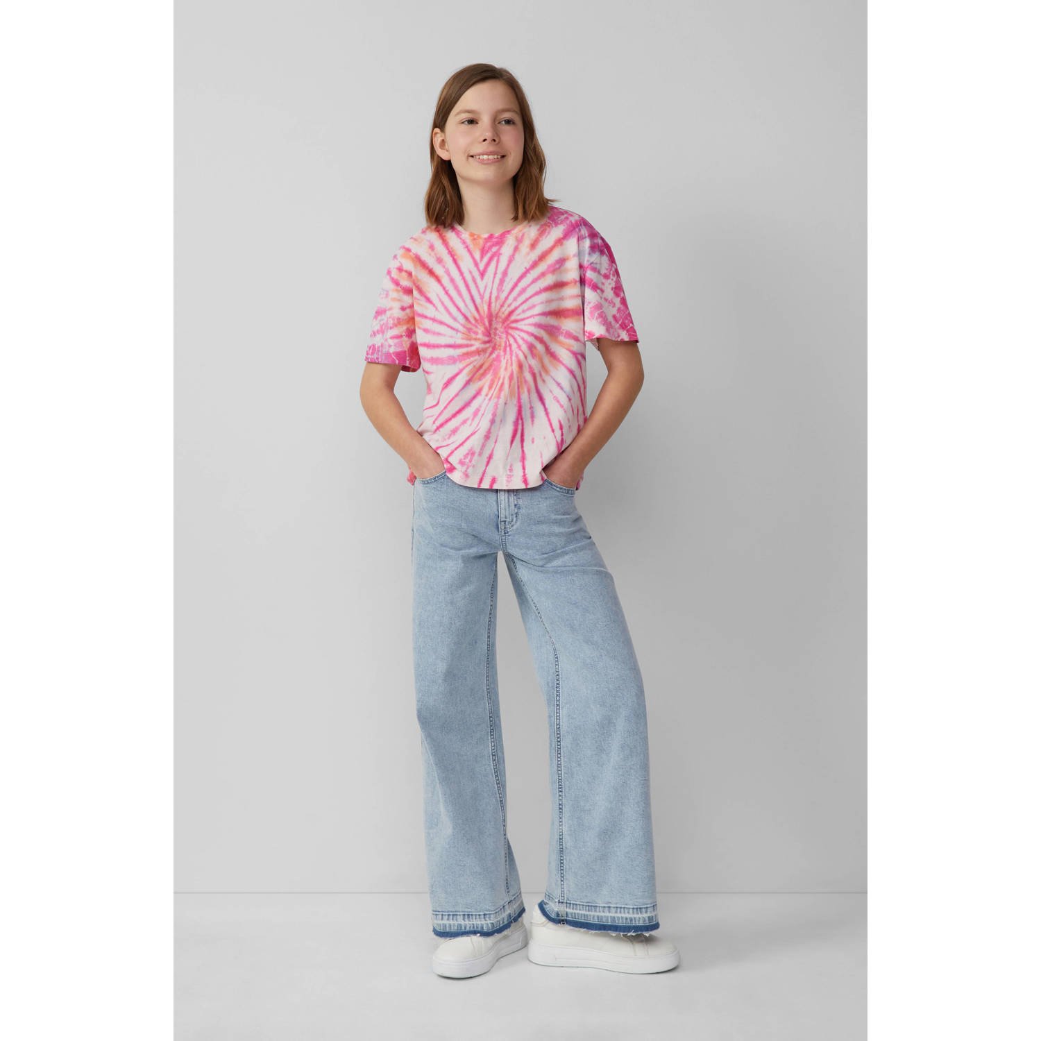 S.Oliver RED LABEL Boxy fit T-shirt van puur katoen