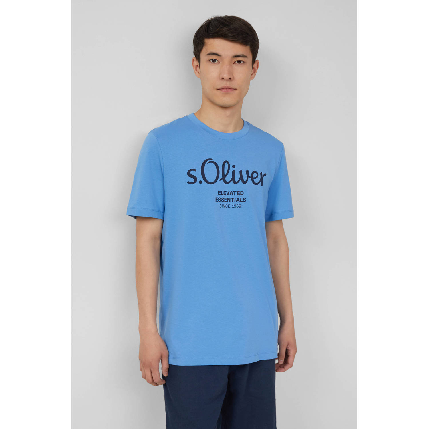 S.Oliver RED LABEL Regular fit T-shirt van puur katoen