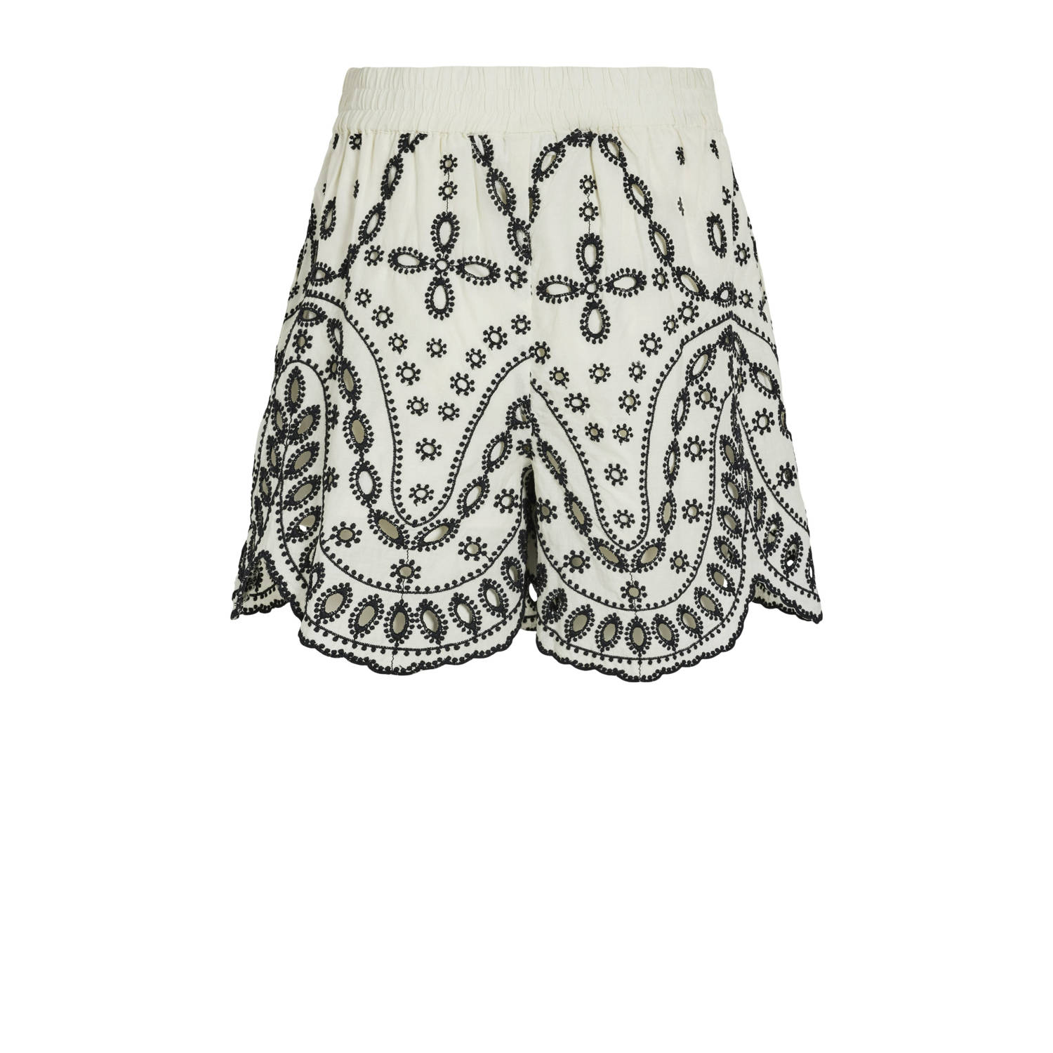 ROUGE EDIT regular waist casual short ecru