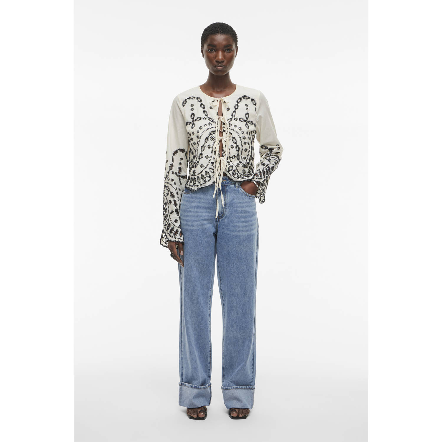 ROUGE EDIT top ecru