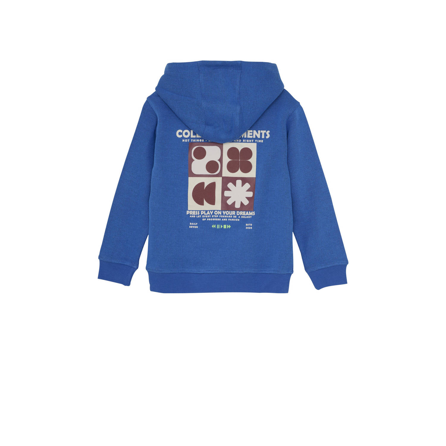 Daily7 hoodie blauw
