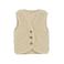 Daily7 teddy gilet ecru