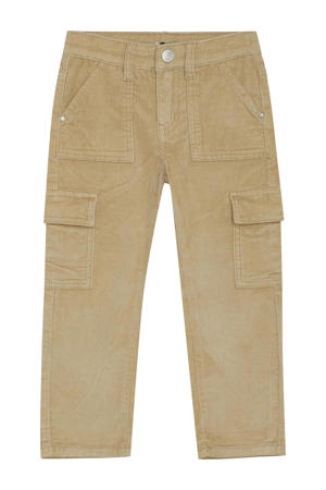 corduroy loose casual broek lichtbruin