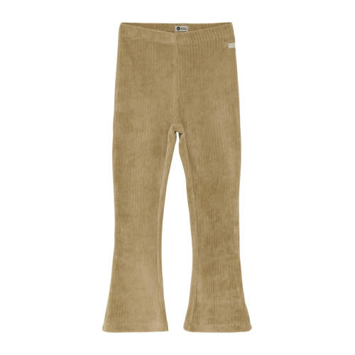 Daily7 fluwelen flared legging zand afbeelding