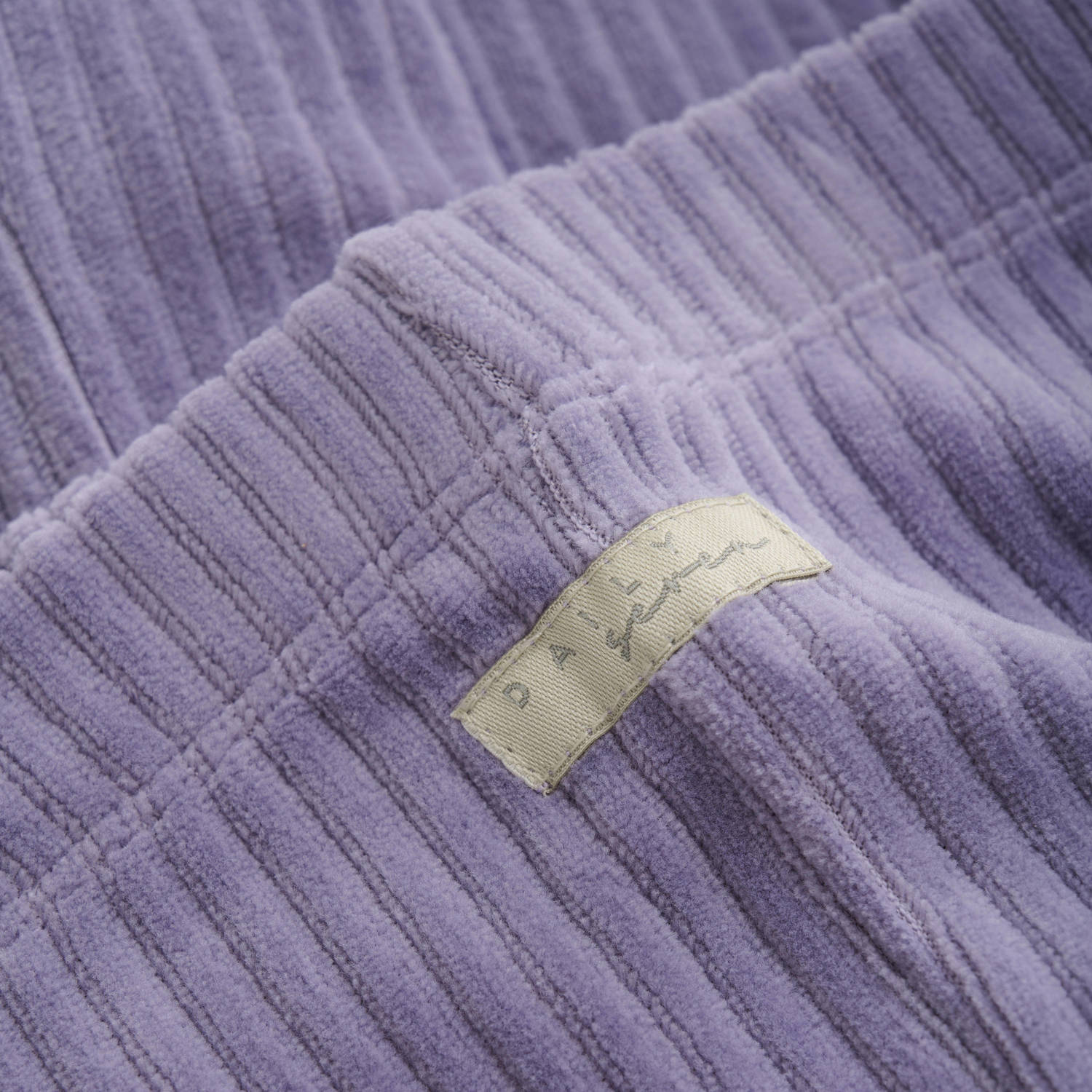 Daily7 fluwelen flared broek paars