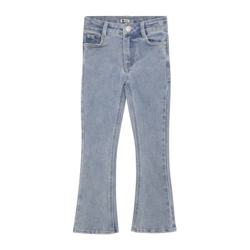 Daily7 flared jeans medium blue denim afbeelding
