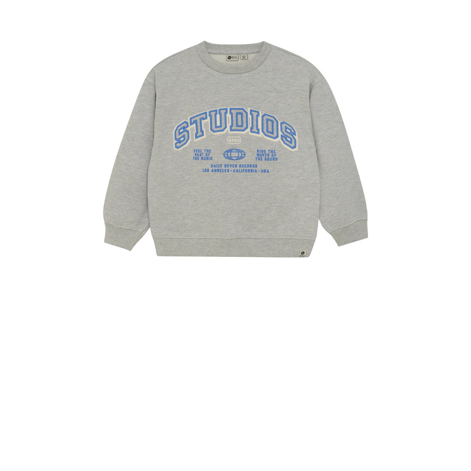 Daily7 sweater grijs melange