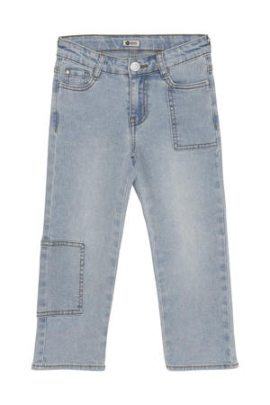 loose fit jeans light blue denim