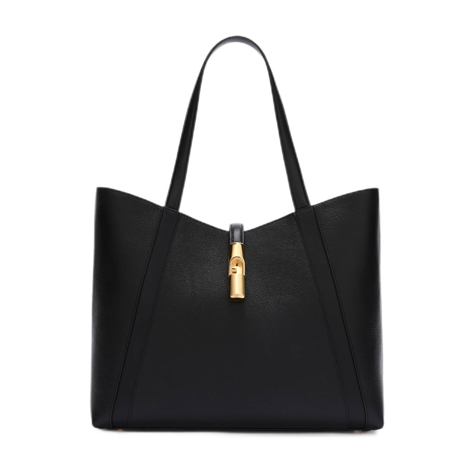 Furla Shoppers & Totes Goccia L Tote in zwart