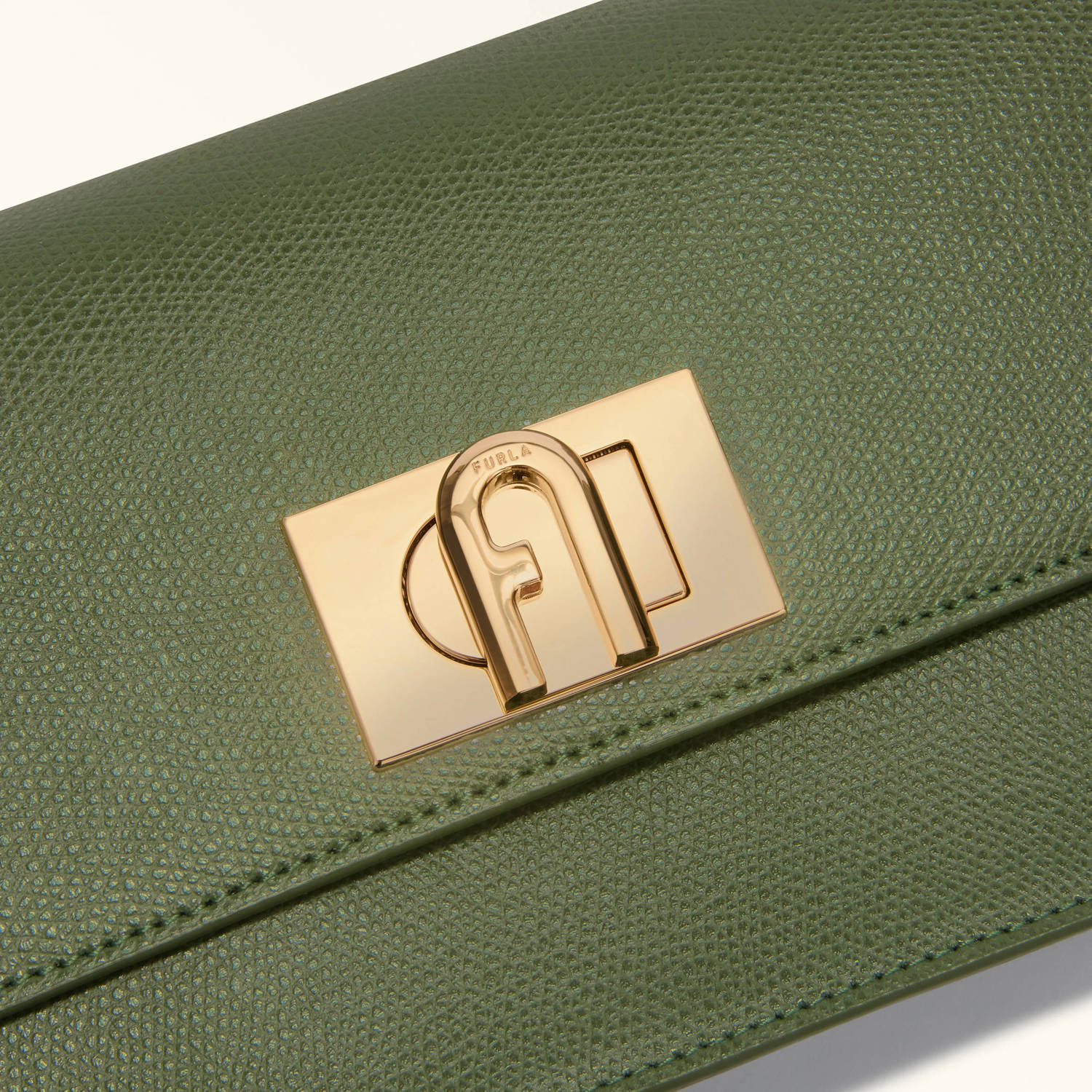 Furla leren crossbody tas 1927 Mini groen