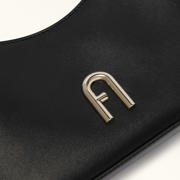 thumbnail: Furla leren schoudertas Diamante Mini zwart