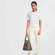 thumbnail: Furla leren schoudertas Goccia M olijfgroen