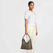 thumbnail: Furla leren schoudertas Goccia M olijfgroen
