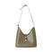 Furla leren schoudertas Goccia M olijfgroen