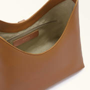 thumbnail: Furla leren schoudertas Goccia M cognac