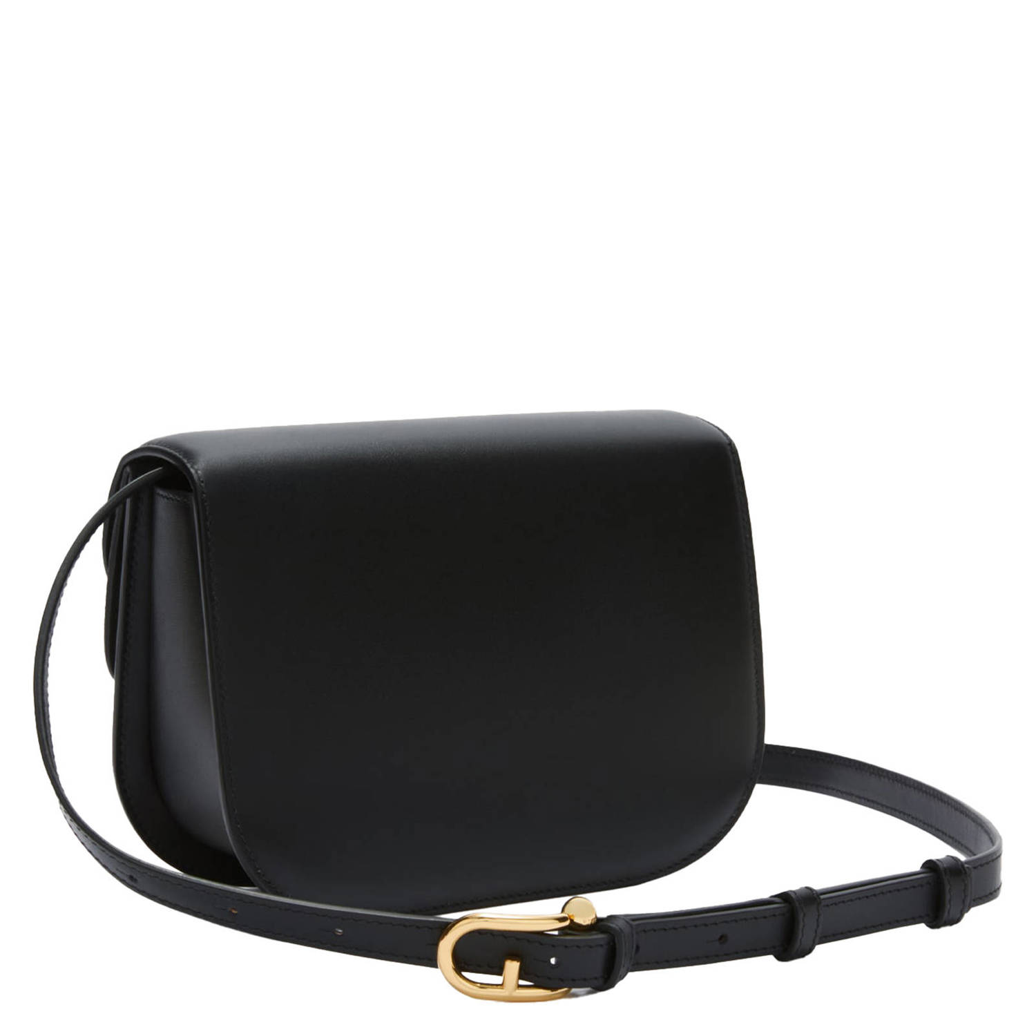 Furla leren crossbody tas Sfera Mini zwart